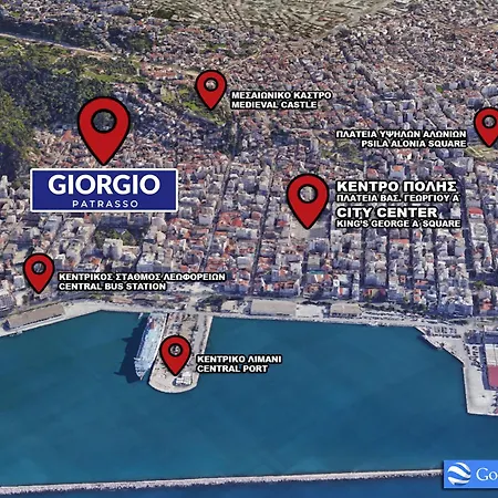 Apartman Giorgio Patrasso - Micro In The Center Of *